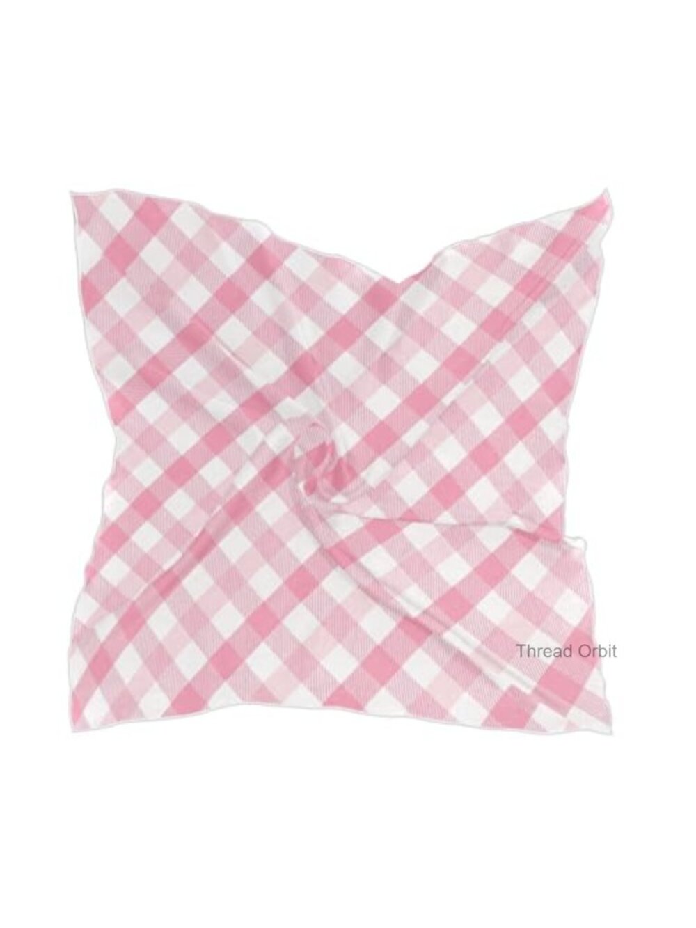Square Scarf 23.6in Silk Feeling Polyester Bandana Head Wrap Neckerchief for